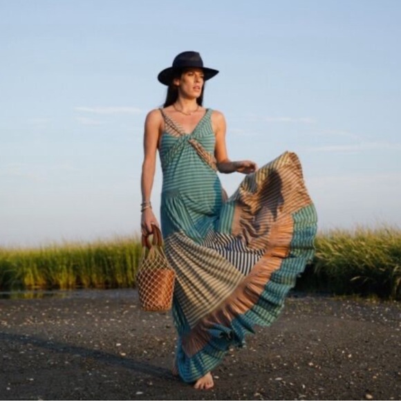 MARC by MARC JACOB | Mixed Striped Colorful Maxi Dress - Picture 2 of 11